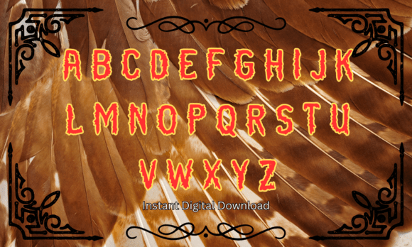 Griffin Feather Font - Preview 1