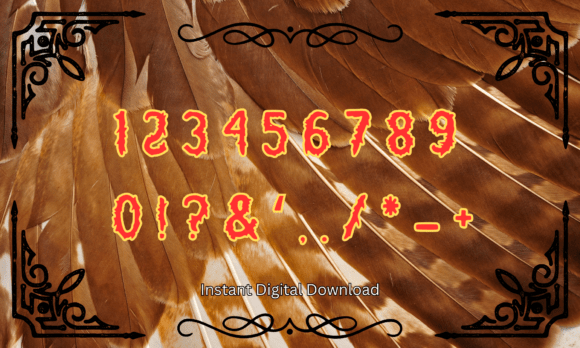 Griffin Feather Font - Preview 3
