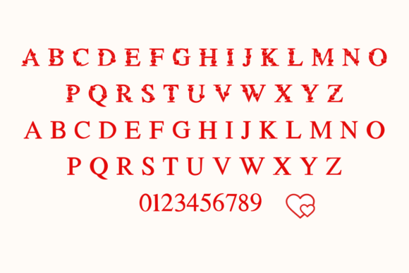 Heart Love Font - Preview 1