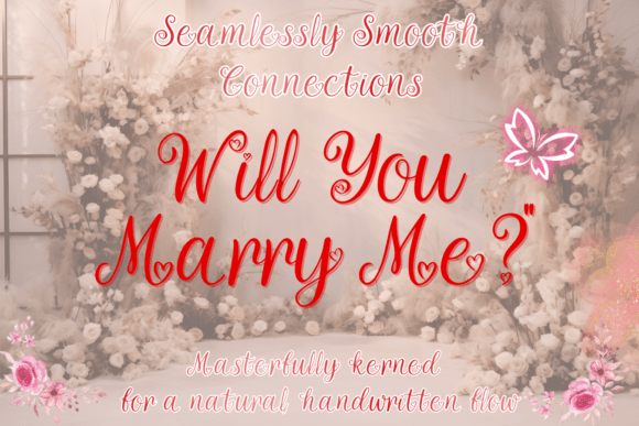 Heart Melody Font font preview - 4