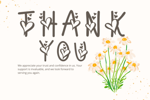 Love Doodle Heart Font PNG with transparent background - Preview 6