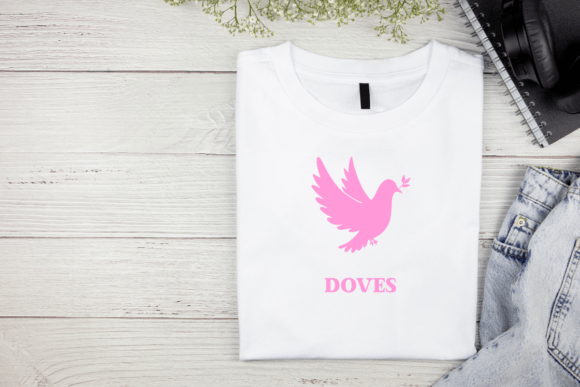 Peace Doves Font PNG with transparent background - Preview 4