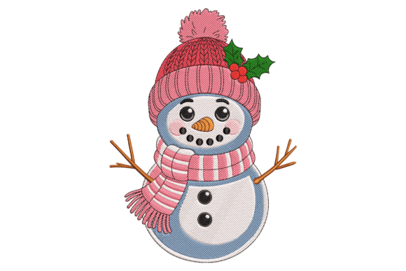 Pink Snowman