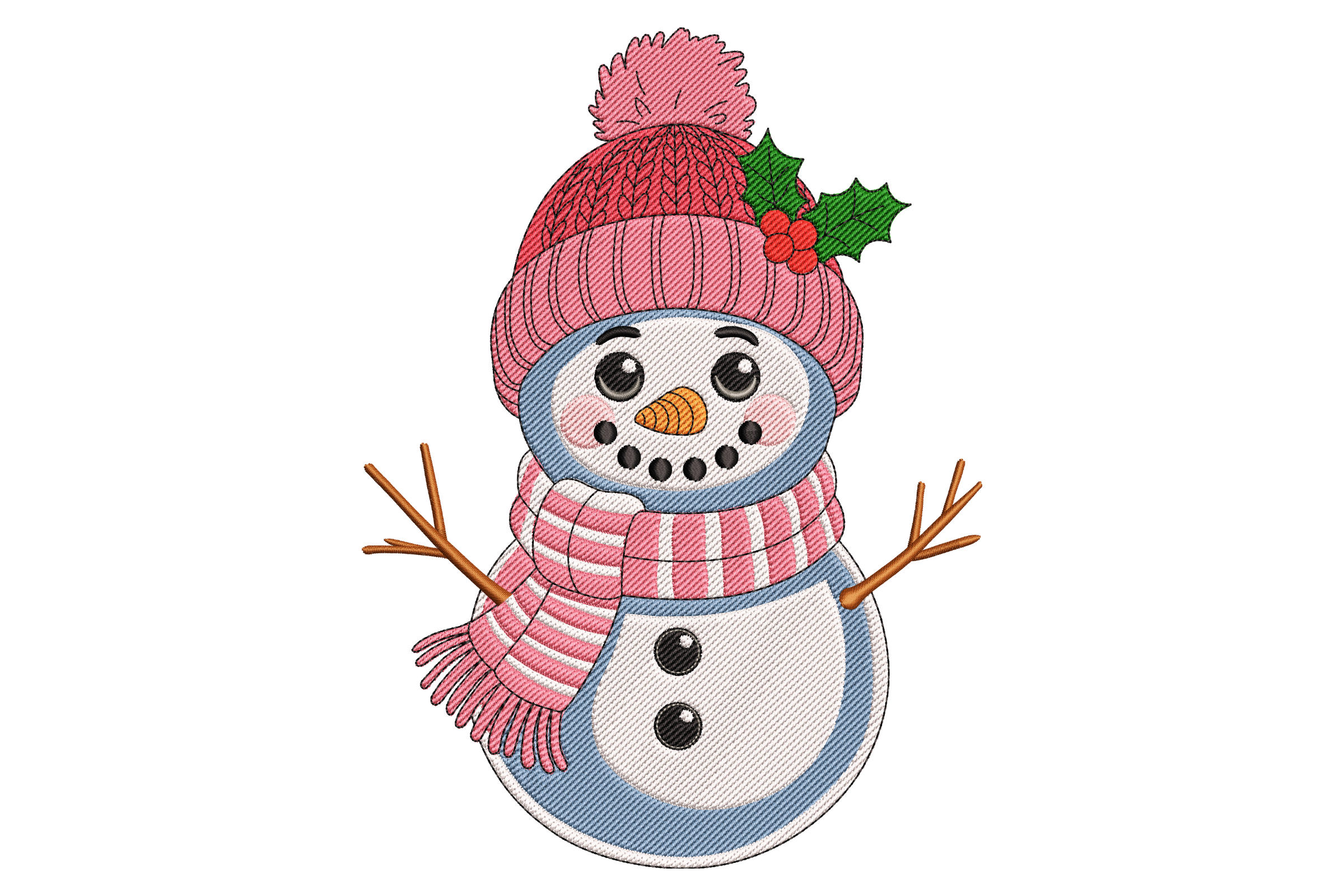 Pink Snowman