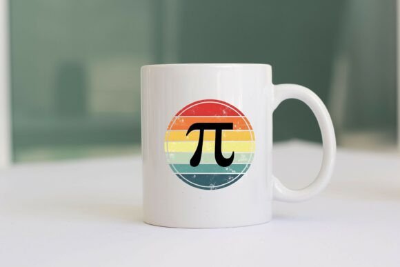 Retro Pi Math Symbol PNG