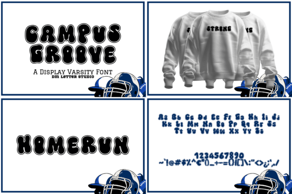 Back to School Varsity Bundle Font - Preview 4