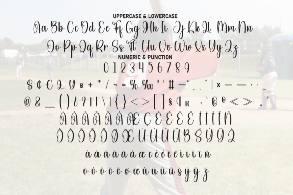 Baseball Font - Preview 6