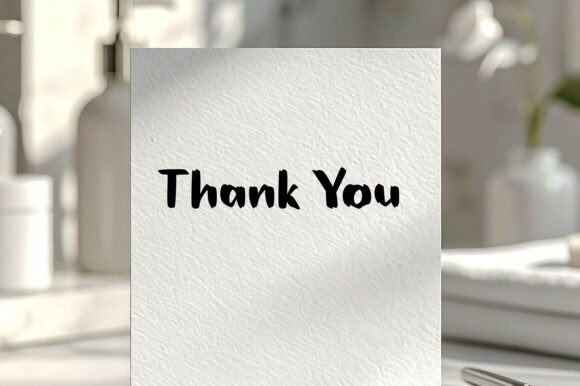 Bath Towel Font - Preview 3