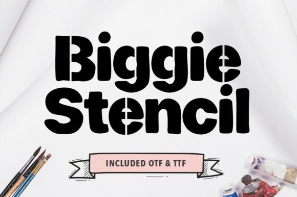 Biggie Stencil