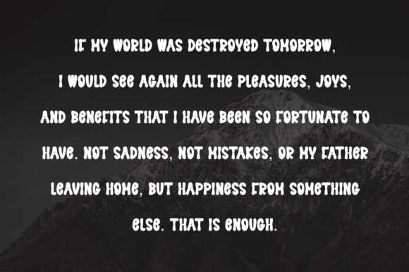 Black Birthday Font - Preview 5