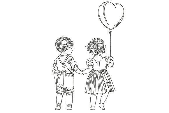 Boy and Girl Couple Valentines