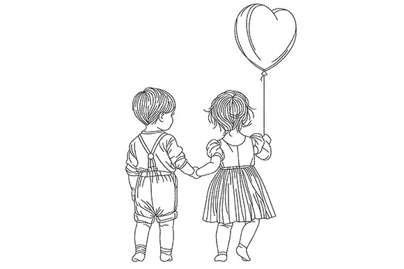Boy and Girl Couple Valentines