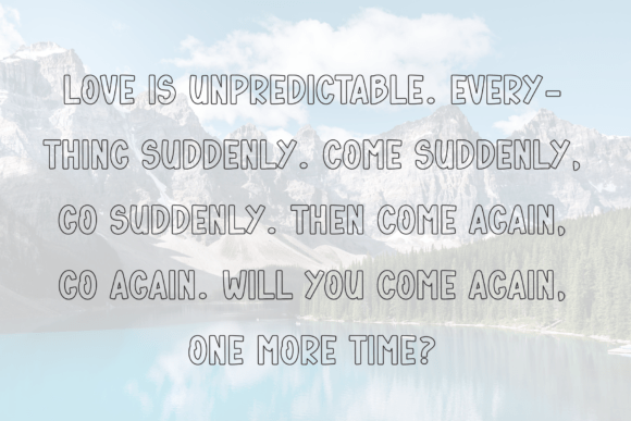 Bubble Outline Font - Preview 5