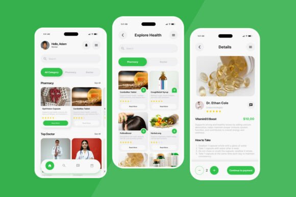 CareGuard - Online Doctor App Design