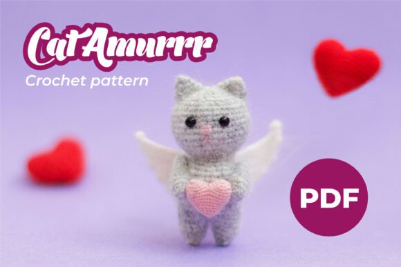 Cat Amurrr Amigurumi Crochet PDF Pattern