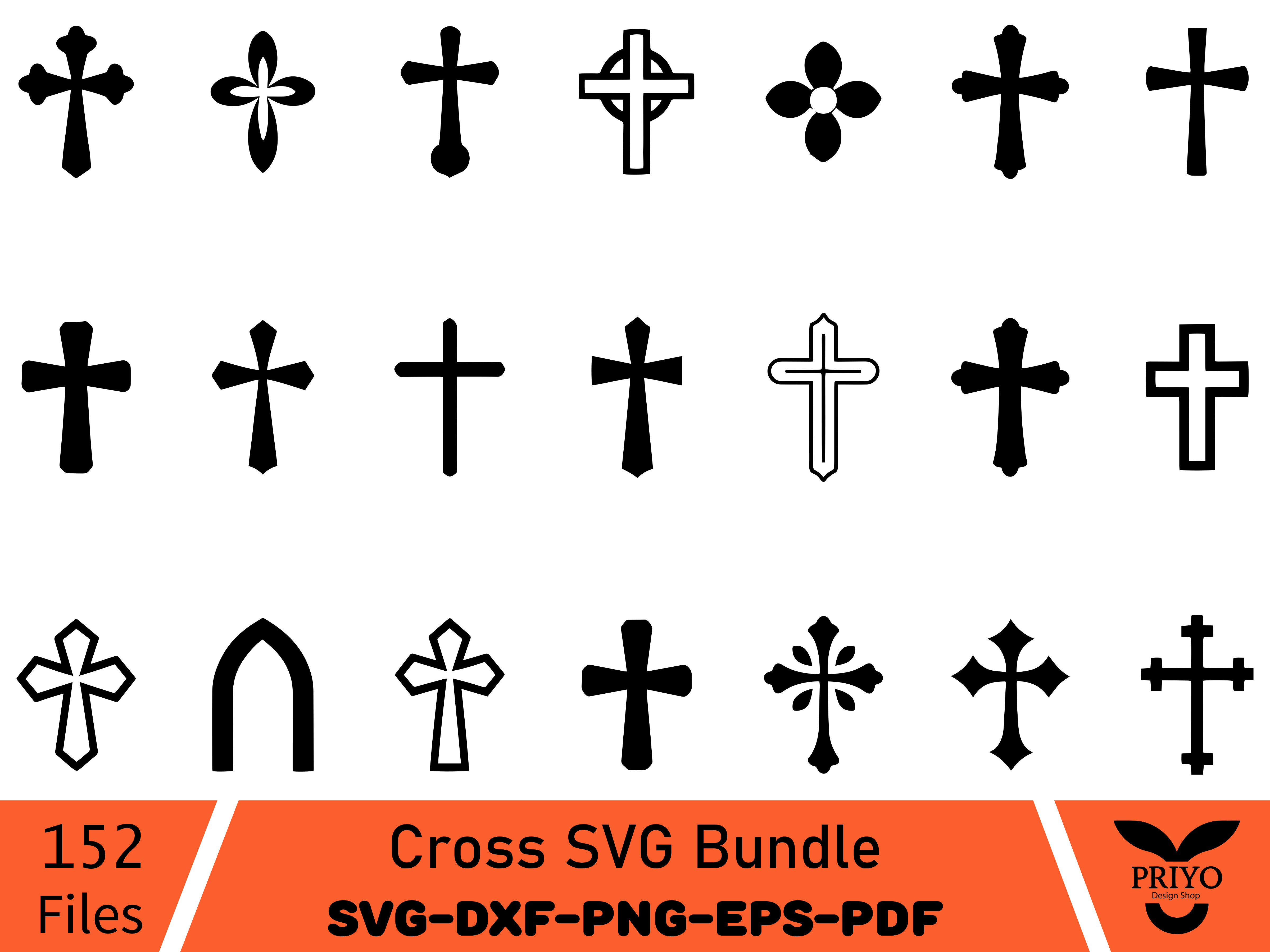 Cross SVG Bundle, Crosses SVG Bundle