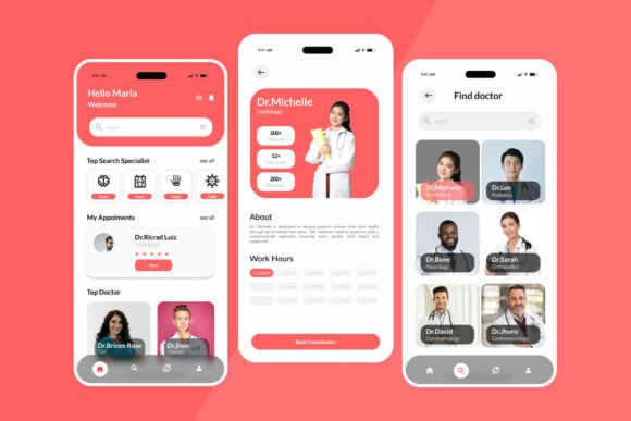 Docmate - Online Doctor App Design