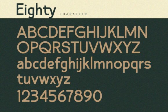 Eighty Font - Preview 6