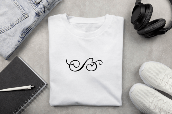 Elegant Swirl Dividers Font - Preview 4