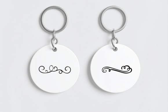 Elegant Swirl Dividers Font - Preview 5