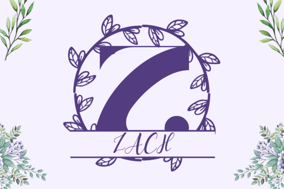 Everlaurel Split Monogram Font - Preview 1