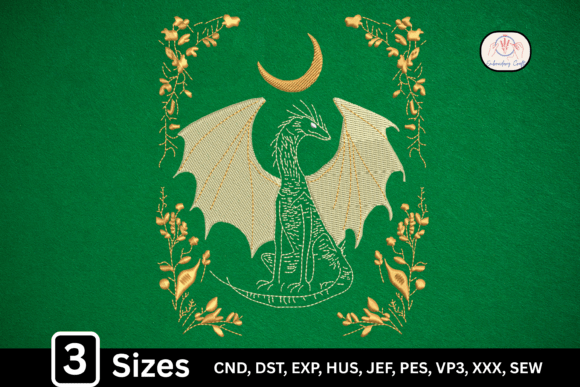 Fantasy Moonlit Dragon