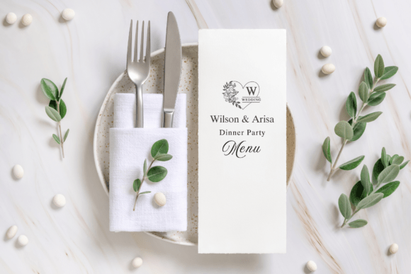 Heart Rose Monogram Font PNG with transparent background - Preview 6