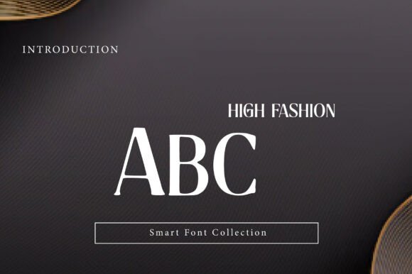 High Fashion Font - Preview 1