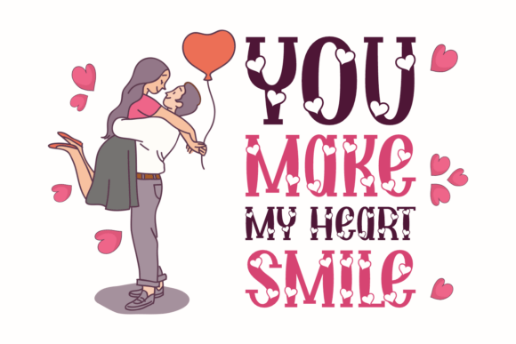 Locely of Loves Font PNG with transparent background - Preview 1