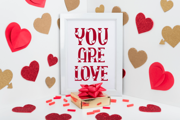 Locely of Loves Font PNG with transparent background - Preview 3