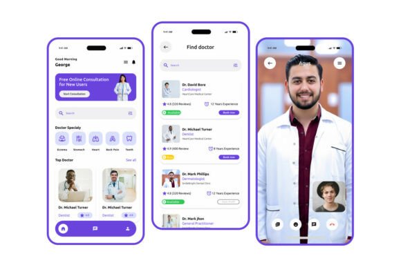 Medcare - Online Doctor App Design