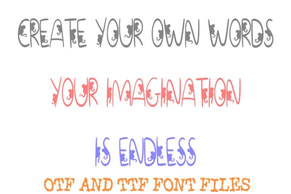 Mischievous Mouse Font PNG with transparent background - Preview 2
