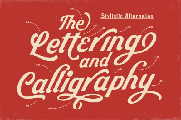 Mountains Range Duo Font PNG with transparent background - Preview 1