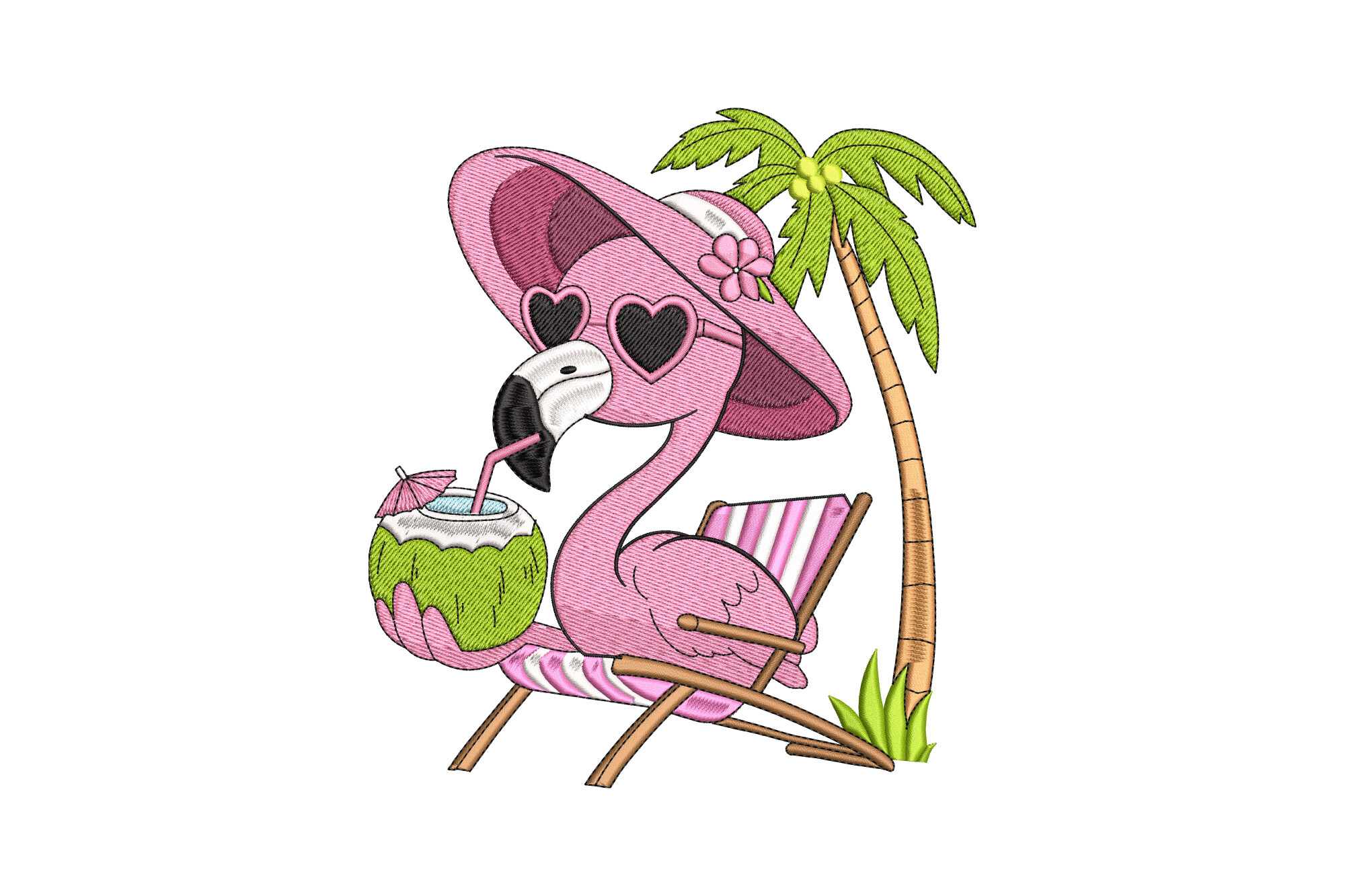 Pink Flamingo Summer Vibes