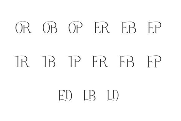 Serena Loren Font PNG with transparent background - Preview 6