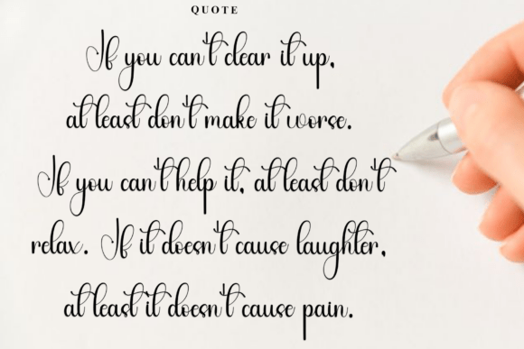 Signature Paradise Font PNG with transparent background - Preview 3