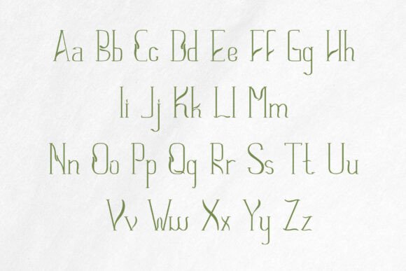 Slim Lines Font PNG with transparent background - Preview 3