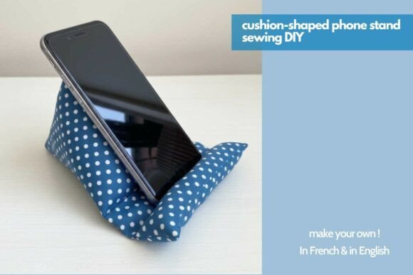 Cushion-shaped Phone Stand Sewing Diy