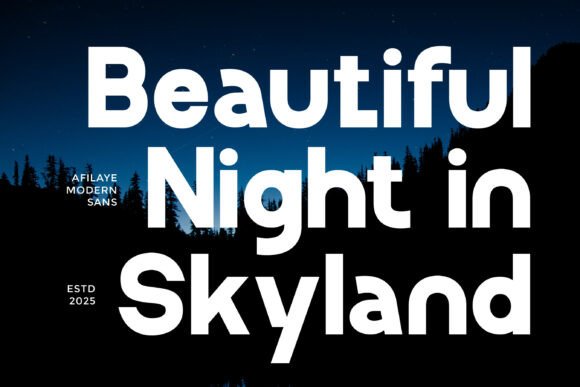 Afilaye Font - Preview 1