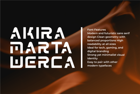 Akira Font - Preview 3