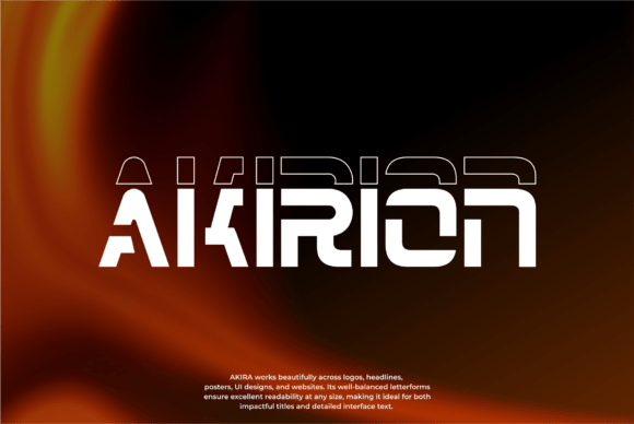 Akira Font - Preview 4