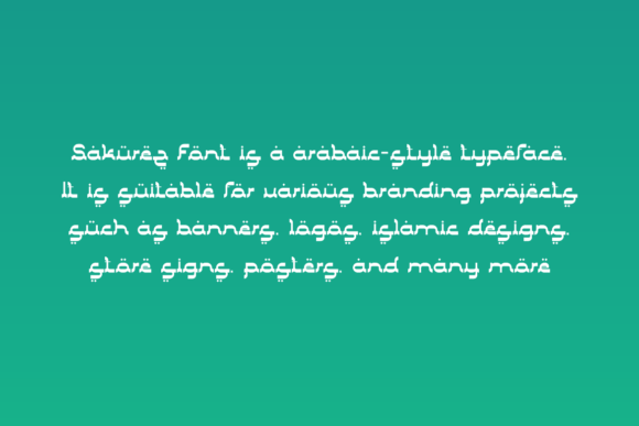 Asroha Font - Preview 4