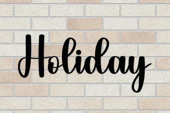 Beach Font PNG with transparent background - Preview 1