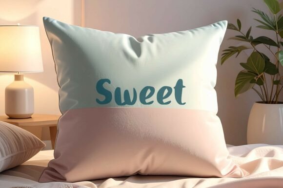 Bed Pillow Font - Preview 2