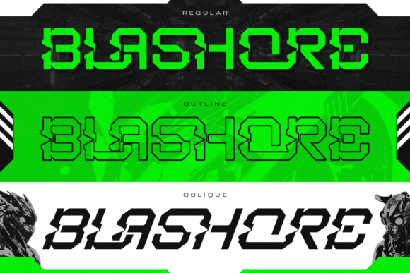 Blashore Font - Preview 3