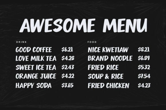 Bucktien Kwetiaw Font - Preview 2