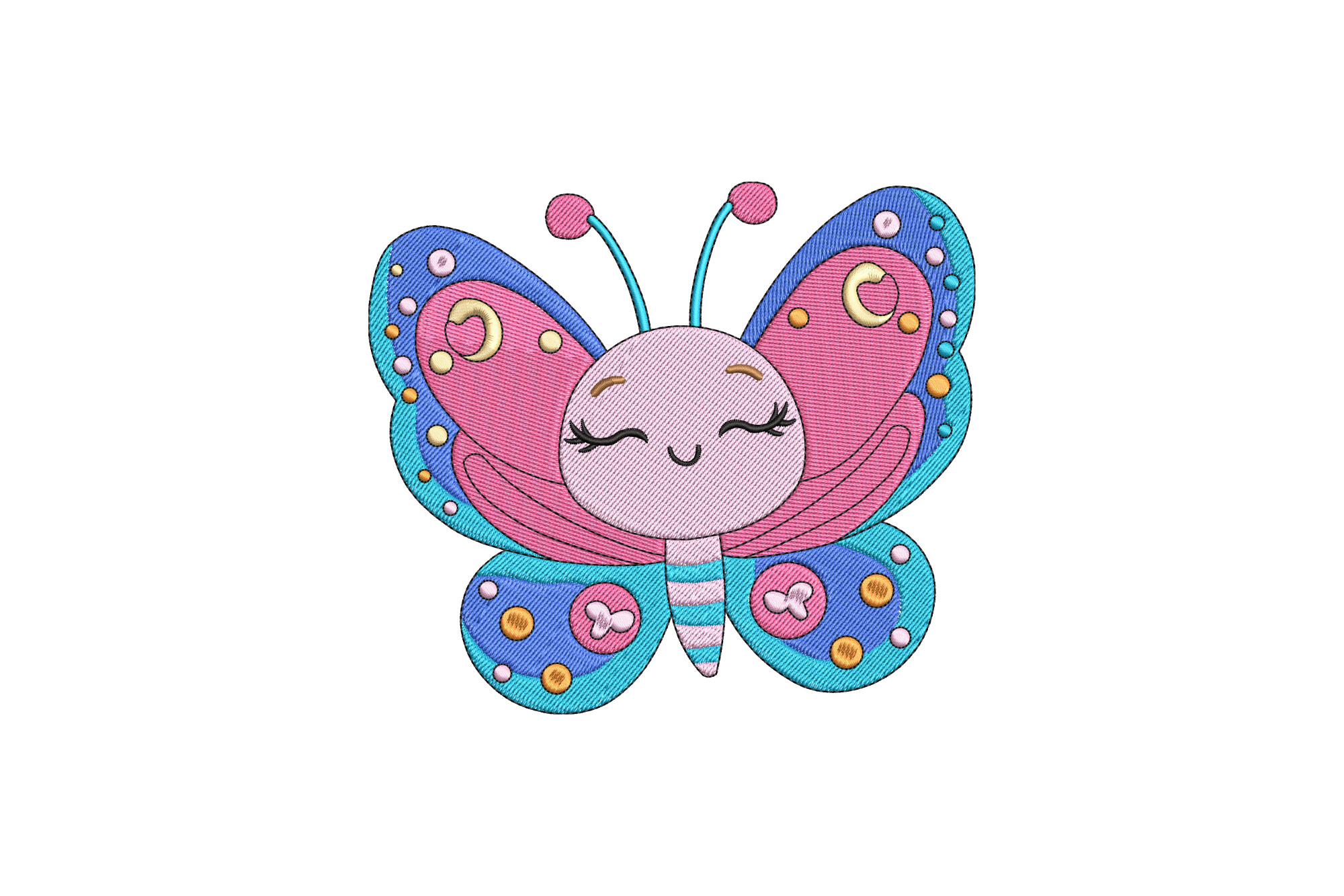 Cheerful Kawaii Butterfly