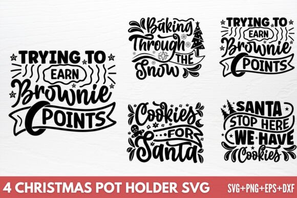 Christmas Pot Holder Svg Graphics