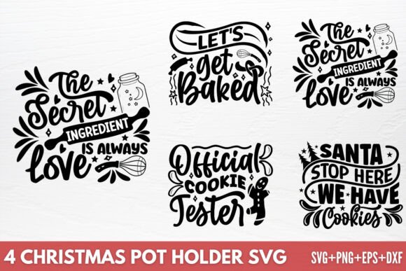 Christmas Pot Holder Svg Graphics