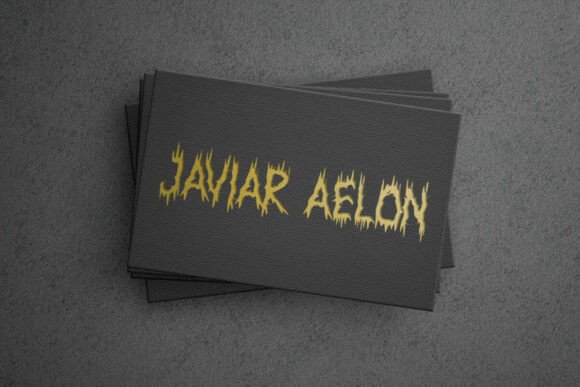 Creepy Scream Font PNG with transparent background - Preview 5